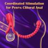 Rose Clitoral Vibrator,Cock Ring Remote Control Anal Butt Plug Prostate Massager 10 Vibration Modes Stimulator Couples Adult Sex Toys for Men Women