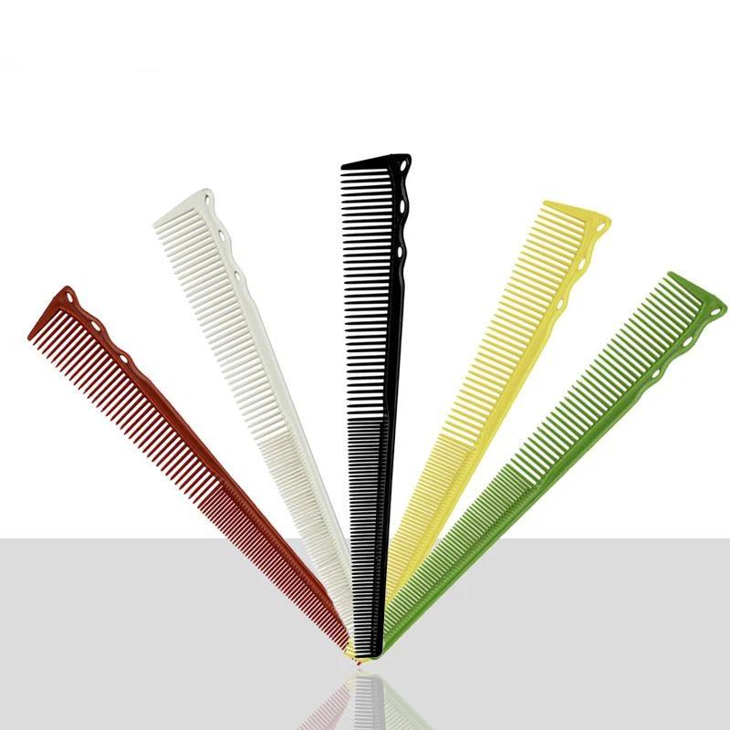 Anti Static Barber Cutting Comb 1Pc Dual Density Teeth Durable Plastic Comb for DIY Home Hair Cutting