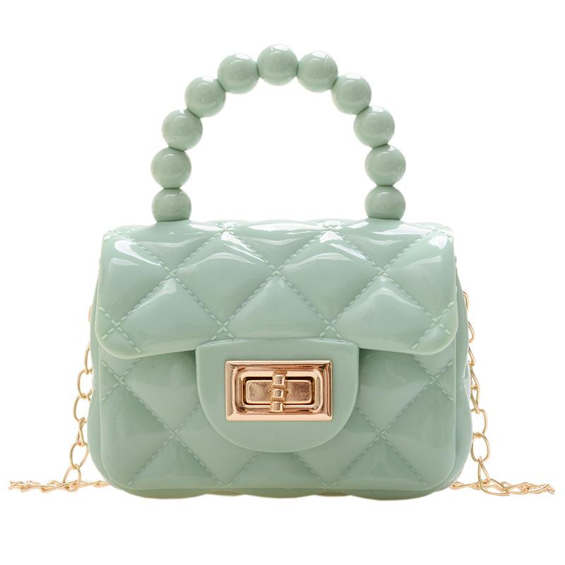 Popular Super Hot Transparent Jelly Bag Portable Mini Bag Children's Small Bag Girls Cute Small Satchel