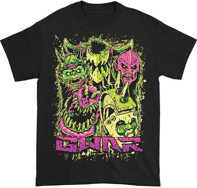 Gwar Faces Tour All Size T-Shirt Unisex Full Size Tee