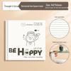 Hardcover Exquisite Planner: Simple Student Diary & Thick Notepad
