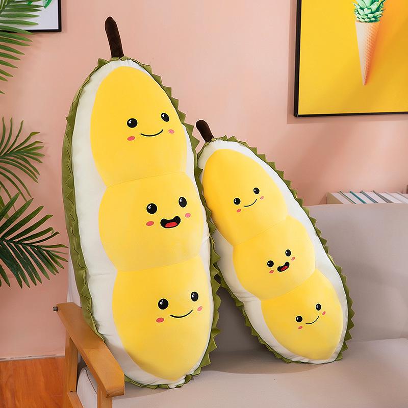 Durian Plush Toy Pillow - Creative Fruit Series Doll Companion