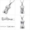 [Shinjuku Gin no Kura] 3D Nude Statue Silver 925 Pendant (No Chain) Charm Nude Beauty Goddess Torso Statue Men's Unique Necklace Motif