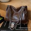Retro Bag Women's Large Capacity 2025 New Autumn and Winter Versatile Simple Chain Shoulder Bag Commuter Tote Bag