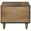 Coffee Table Brown 80 X 50 X 40 Cm Solid Mango Wood