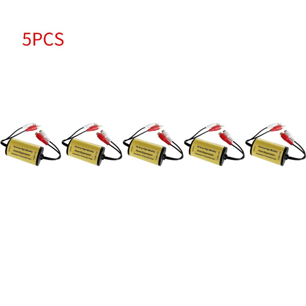 RCA Audio Noise Filter Suppressor Ground Loop Lsolator For Car And Home Stereo 2×RCA Male/Female RCA Audio Noise Filter for Car