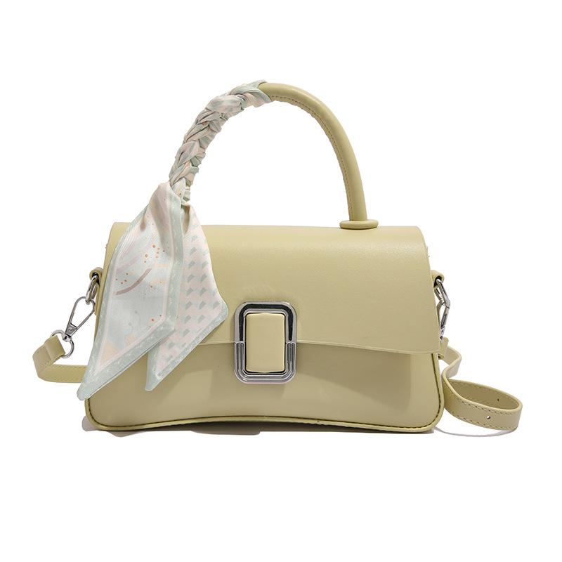 New Retro Portable Small Square Bag Women's Bag Trendy Versatile Shoulder Texture Fashionable Commuter Messenger Handbag