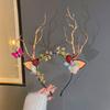 Party Decorations Photo Props Elk Ears Headband Fairy Deer Ear Women Hair Wear Glowing Headband