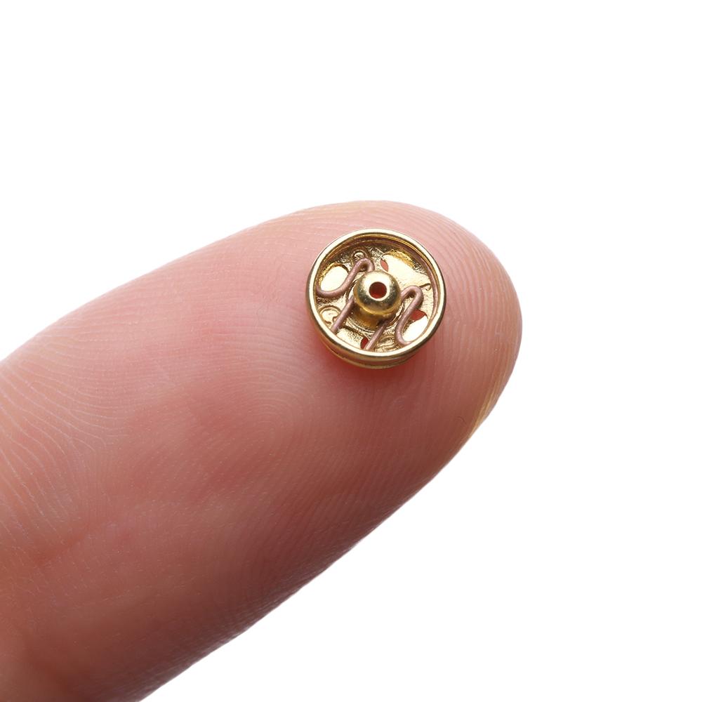 5mm Dollhoues Miniature Craft Mini Buttons Clothing Sewing Buckle DIY Doll Clothes Metal Buckles