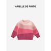 French Brand Arielle De Pinto Launches New Autumn Outfits for Boys and Girls, Knitted Sweaters with Color-Blocking Round Necks and Casual Style