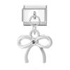Fashion Heart Lips Bow Knot Feet Fishbone Pendant Italian Charm Link Fit 9mm Stainless Steel Bracelet DIY Making Men Women Gifts