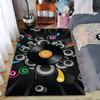 Vinyl Record Pattern Carpet with Colorful Abstract Swirl Design Suitable for Use As an Anti-slip for Living Room Bedroom Sofas