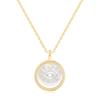 Ania Haie Gold Evil Eye Mother-Of-Pearl Medallion 925 Silver Necklace N072-05G