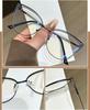 Fashion Glasses For Women Comfortable  Studded Eyeglass Frame Eye Anti Blue Light Glasses Metal Metal Eyeglass Frame