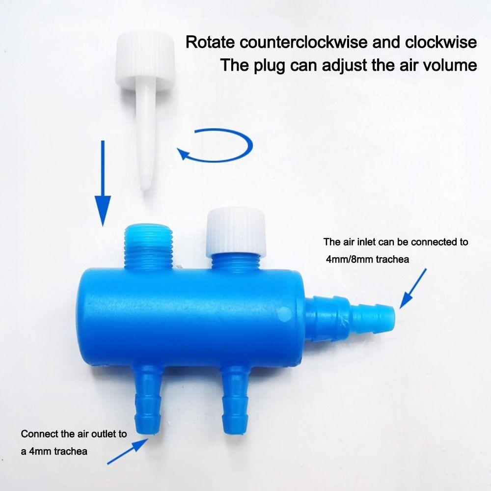 Multi Outlet Air Flow Control Valve Adjustable Aquarium Air Splitter Aquarium Aeration