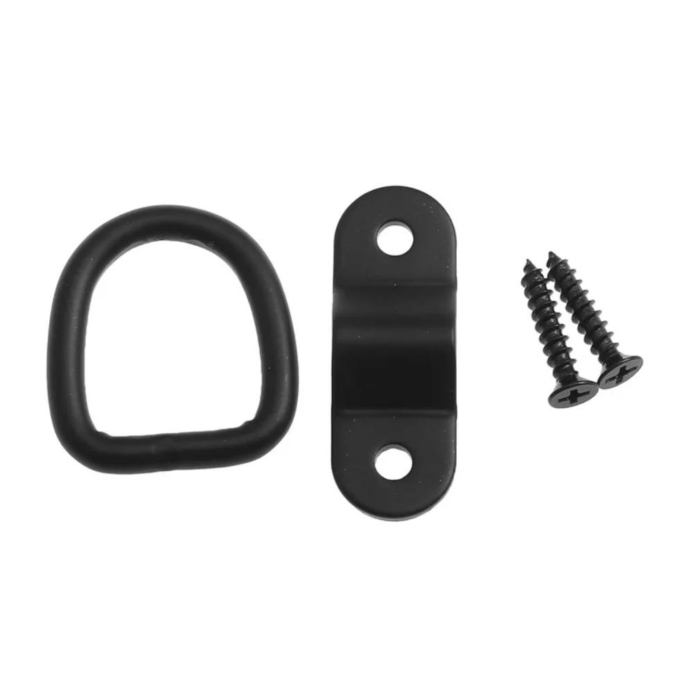 2/4/6/8Pcs Heavy Duty D Rings Tie Down Anchors Universal Trailer Connector Link D Shaped Tow Hook Wall Surface Mount Bracket