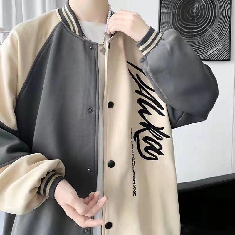 2024 Neue Baseballuniformen Herrenmodetrend Amerikanische lockere Freizeitkleidung Herbst und Winter Hong Kong Style Ins Herrenjacken