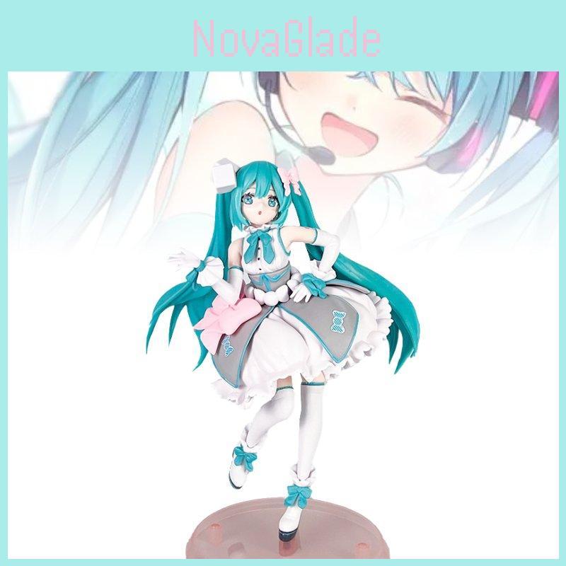 Stunning Hatsune Miku Pvc Figure Beautiful Anime Collectible Model 21cm Girl Decor