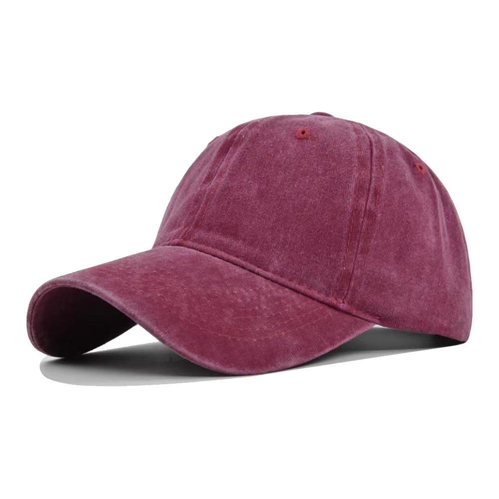 European and American Retro Duckbill All-Cotton Washed Baseball Cap