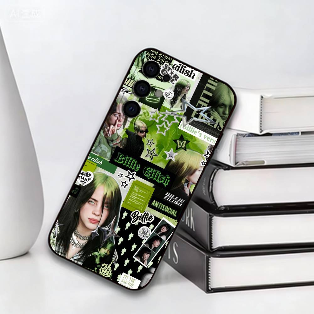 Singer Bad Guy Billie Eilish Phone Case For Samsung S25,S24,S21,S22,S23,S30,Ultra,S20,Plus,Fe,Soft Silicone Black Cover