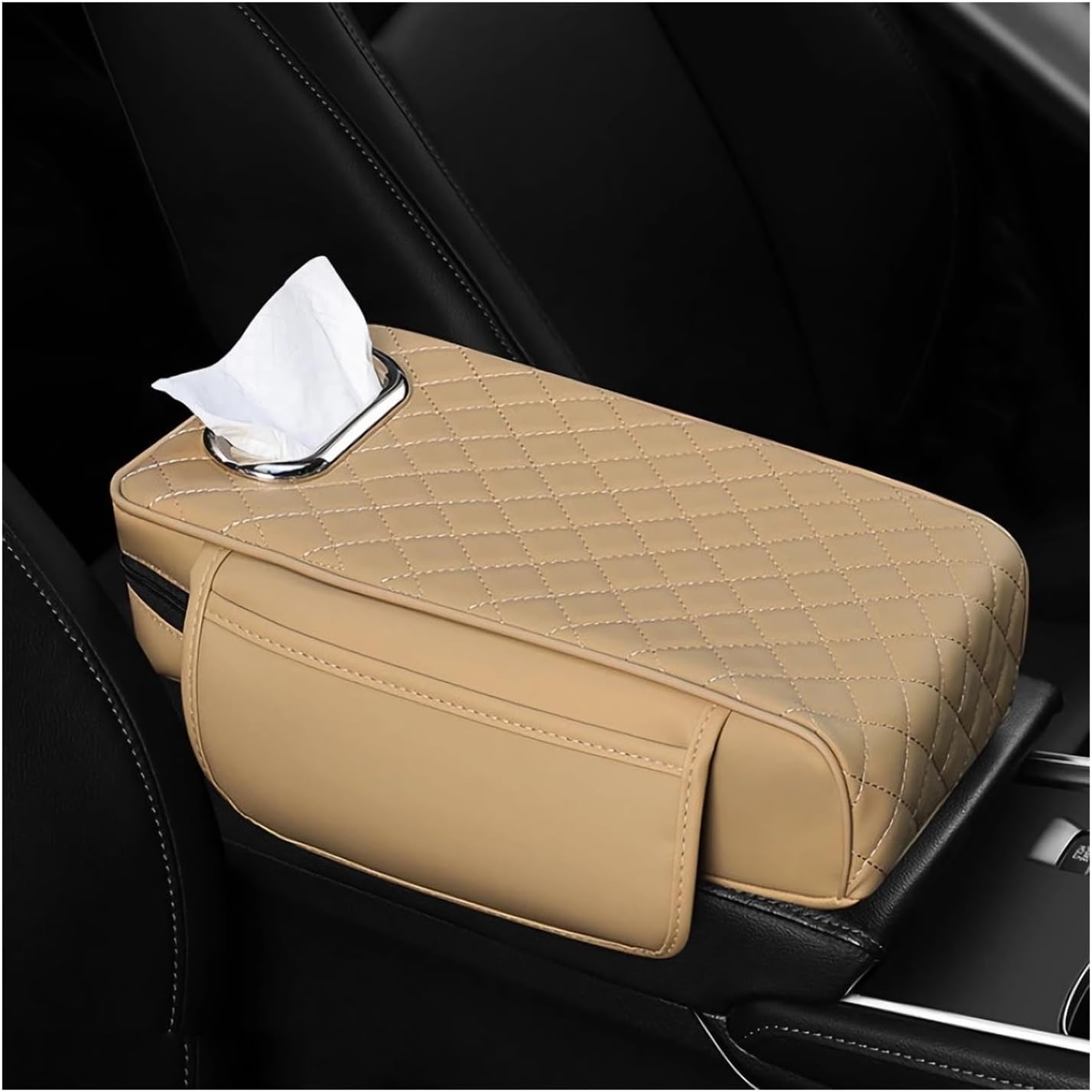 Memory Foam Car Armrest Cushion 2025 New Car Center Console Cushion Pad Car Truck Armrest Cover Auto Center Console Lid Center Armrest Cover Car
