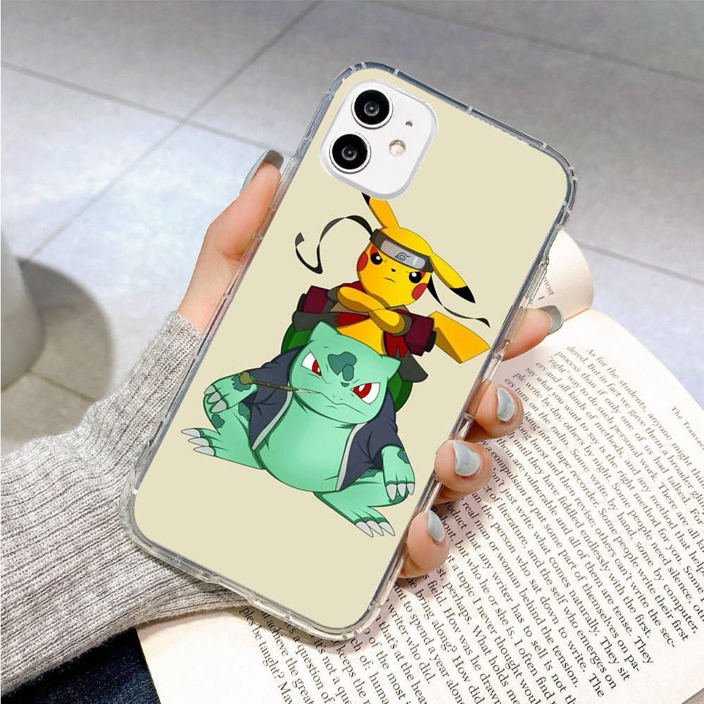PK15 Niedliche Pokemon Transparente Hülle für Samsung A04 A14 A23 M33 M53 Realme 10 9 C35 C55 VIVO Y02 Y12 Infinix Hot 30 Note 11 Tecno Spark 8P Pro