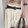 Pu Leather Waist Belt American Dress Jeans Belt Fashionable Women's Belt  Spicy Girls
