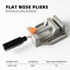 Light Mini Table Pliers Quick Flat Jaw Pliers Single Handle Right Angle Clamp Flat Jaw Fastener Welding Table Clamp Jaw Vice