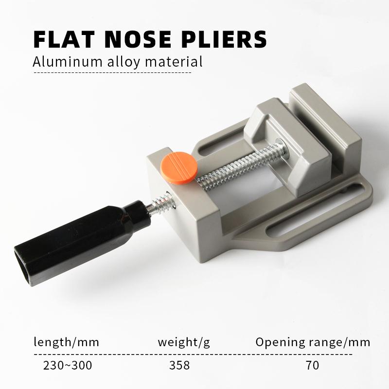 Light Mini Table Pliers Quick Flat Jaw Pliers Single Handle Right Angle Clamp Flat Jaw Fastener Welding Table Clamp Jaw Vice