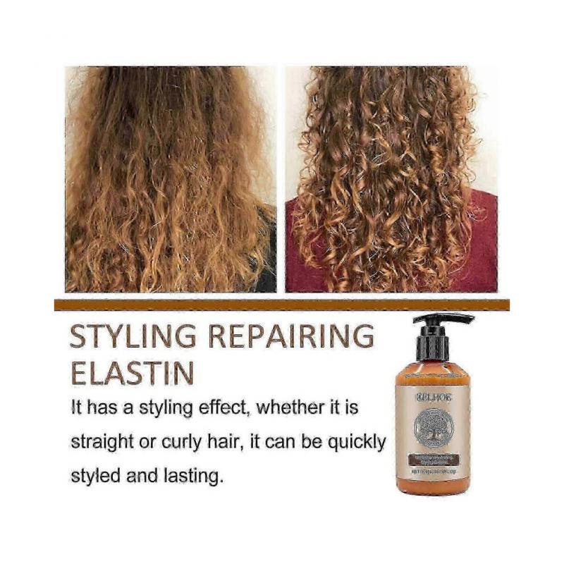 Moroccan Hydrating Styling Cream, Finalize The Lustre Hair Moisturizing Smooth Short-Tempered Fluffy Elastin