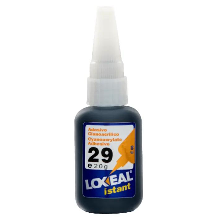 Loxeal 29 Cyanoacrylate Adhesive 20G, Black High Viscosity Ca Adhesive For Flexible Bonding Of Metal To Rubber And Gap Filling
