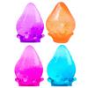 2 Stück Wassertropfen Stressabbau Spielzeug Angstreduktion Klarer Wassertropfen Sensorisches Knet-Fidget-Spielzeug Tragbarer Dekompressions-Stressball