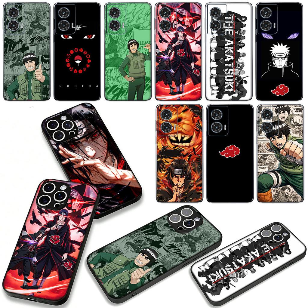 Rock Lee Akatsuki Itachi Narutos Pain Cover Phone Case for Apple iPhone 16 15 14 Plus 13 12 Mini 17 Pro Max + 16E Air 16+ ProMax
