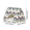 Bird Cave Bed Winter Shelter with Detachable Cushion for Budgies and Lovebirds