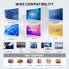 Unitek Improved Light-Up Version Game Console Style Multifunctional External CD/DVD Drive with USB Hub Function, USB 3.0/Type C Port, Portable Drive,