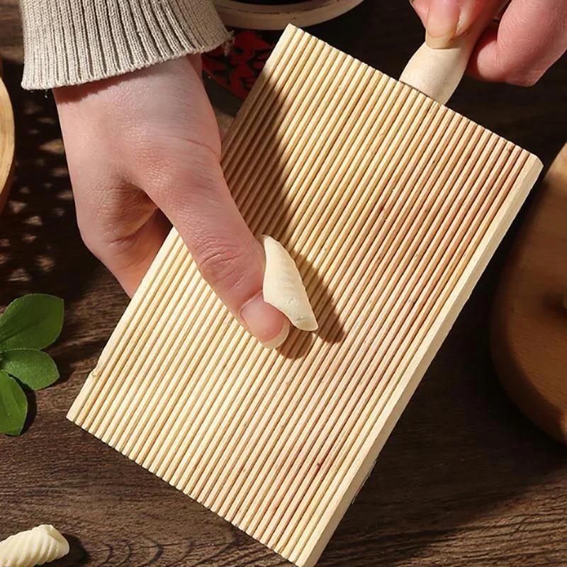 Küchen Kochwerkzeuge Holz Garganelli Brett Praktische Gnocchi Makkaroni Herstellung Kleine Hilfsmittel Kreatives Zubehör Zubehör