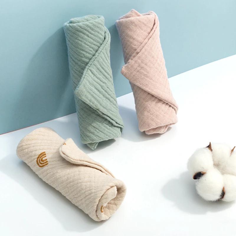 5PC Baby Towel Newborn Stuff Muslin Square Towels Infant Newborn Hand Bath Shower Face Towels Soft Cotton Gauze Baby Washcloth