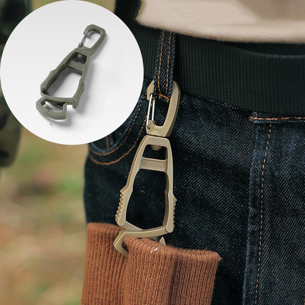 1PC Outdoor Glove Clip Hanger Multi-purpose Anti-drop Hook Clip Holder Plastic Protective Work Gloves Safety Clamp Camping Tools