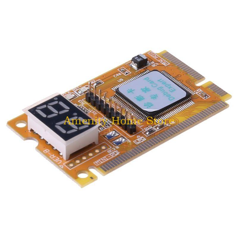 F26C Post Card Diagnostic 3 in 1 Mini PCI/PCI-E LPC PC Tester Post Card