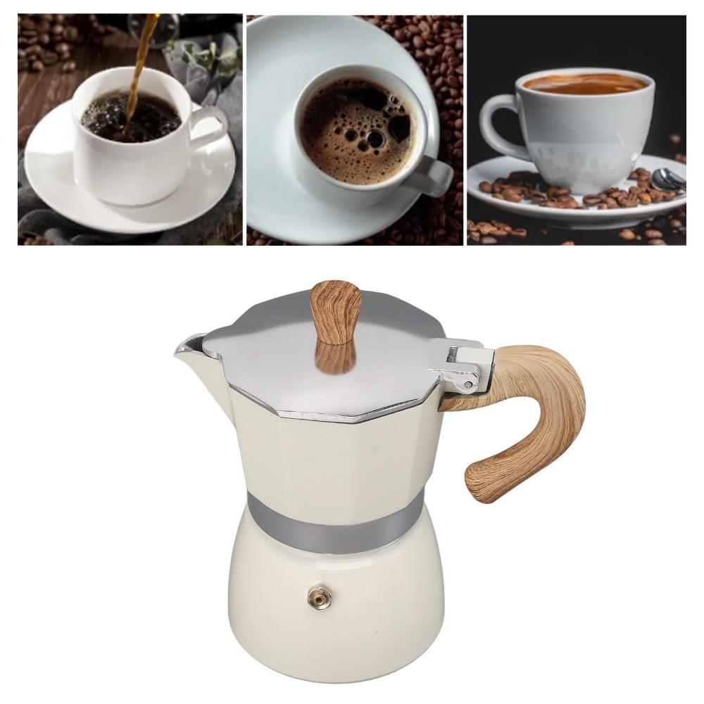 Octagonal Moka Coffee Pot Aluminum Stovetop Espresso Maker Hand Brewing Coffee Maker Home Use