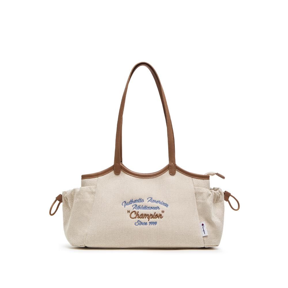 Champion Bat Baguette Bag SS25 Unisex Bag U5CACPU98 Dark Blue Denim & Campfire Brown