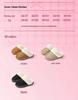 Women's Warm Furry British-Style Cotton Slippers, Non-Slip Thick Sole for Indoor/Outdoor Use, Suitable for Couples and Men