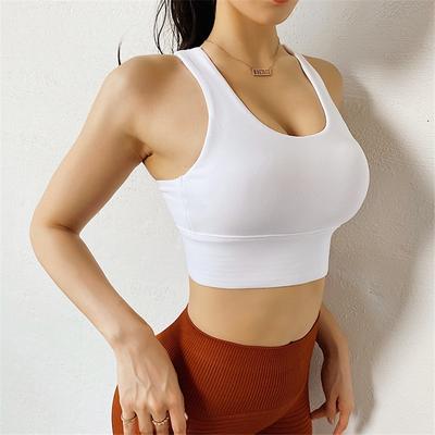 Dames Sportondergoed - Schokbestendig Hardlopen Fitness Tanktop, Sneldrogend Plus Size Yoga Sportbeha met Ondersteunend Rugdesign