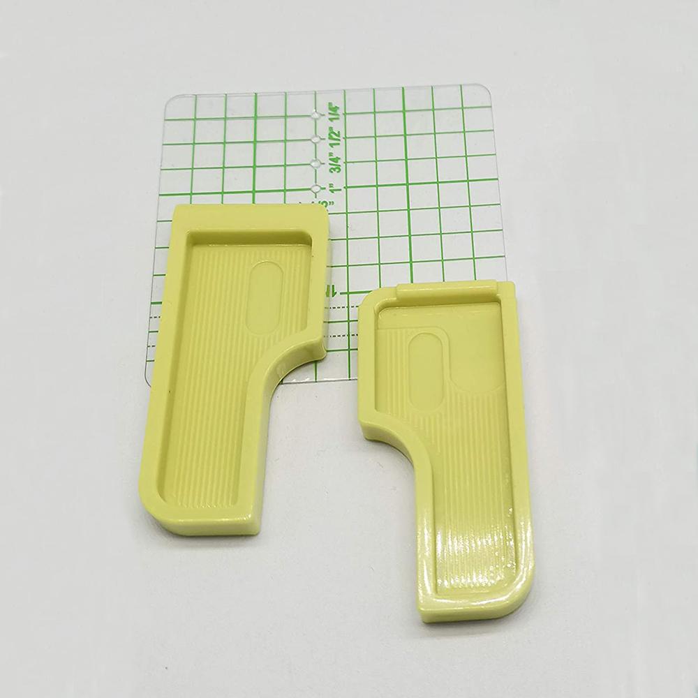 6-in-1 Stick 'n Stitch Guide Sewing Seam Guide Positioning Plate Multifunction Interlock Guide Grid Measure Sewing Accessories