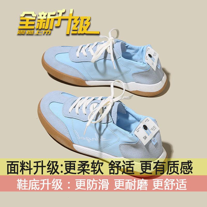 

Ballet training shoes, soft leather Forrest Gump shoes, women s 2025 new spring and autumn casual sneakers, canvas white shoes, popular models 40