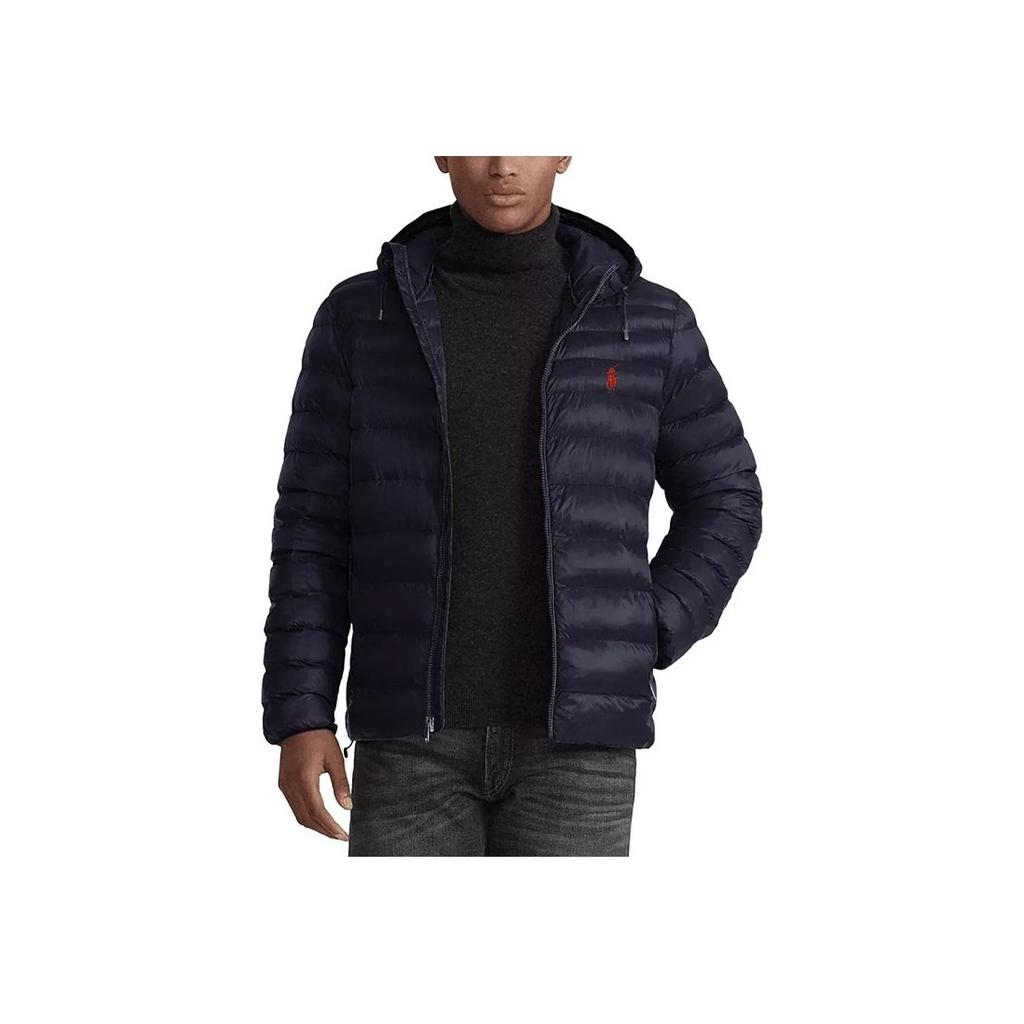 Polo Ralph Lauren Ss23 Solid Color Logo Embroidered Long Sleeve Hooded Jacket Men Jackets Navy-Blue 710829156-002