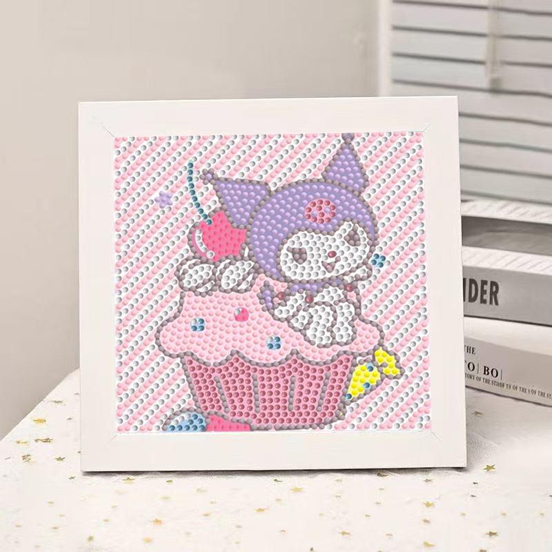 High-End Diamond Painting Diy Van Gogh Starry Sky Cat Creative Handmade Toy Table Decoration Diamond Painting With Frame