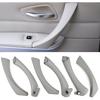Car Door Handle Compatible With BMW 3 Series E90 E91 2006-2012 Interior Door Pull Handles Replace Cover Assembly For 323I 325I 328I 330I 335I (Gray)