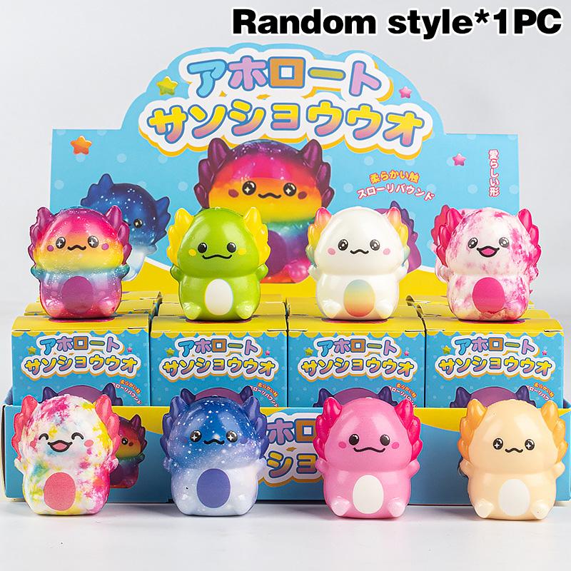 Funny Desktop Ornament Random Squishy Simulation Food Pizza Capybara Stress Ball Accessories Anti-stress Fidget Desk Decoration