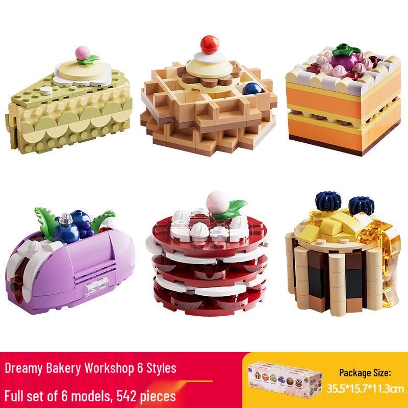 Hope Building Blocks: Kids' Educational Mousse Cake Baking Assembly Toy